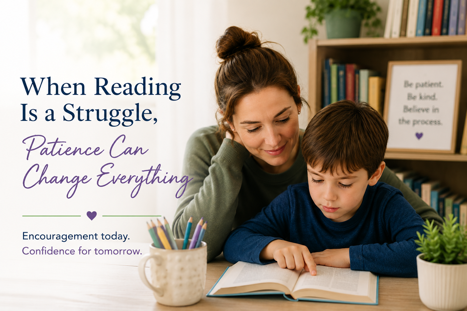 When Reading Is a Struggle, Patience Can Change Everything